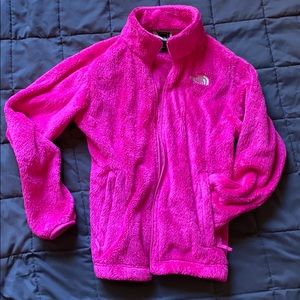 The North Face Girls Pink Fleece Jacket